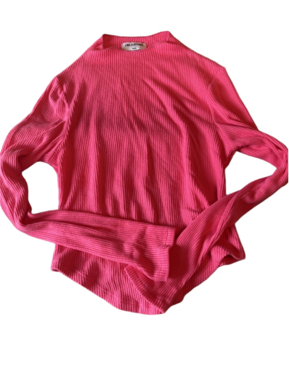 lna clothing pink open back small NWOT